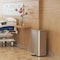 Hls Commercial 13 gal Rectangular Indoor Metal Can, Silver, Step Pedal, Stainless Steel, 17 in HLSS13RFR - alternate 2
