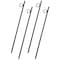 Edendirect 18in Rebar Stakes 3/8 with Loop 4PCS, Durable Steel Ground Anchors for Tents & Canopies ED-W46573147 - alternate 2