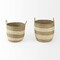 Homeroots Set of Two Natural And Beige Wicker Basket, 2PK 392160 - alternate 4