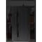 Vdomdoors Steel Door Dekton 0163 Ardesia Nero 2 Side and Top Exterior Window Sidelite Entry Door Painted W14+ DEKTON0163EXD-ARD-W14+36+14xH80+16-RH-I - alternate 1