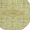 Homeroots 8' Sage Round Medallion Washable Indoor Outdoor Area Rug 607412 - alternate 4