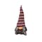 Homeroots 30" Red Fabric Christmas Sitting Gnome Tabletop Sculpture 397140 - alternate 2