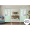 Sartodoors Sturdy Double Barn Door with Frosted Glass 56x84 (2* 28x84) Solid Core Modern Interior VEREGIO7339DB-S-OLI-56 x 84 (2* 28x84)-Silver Rail - alternate 2