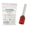 Kable Kontrol Wire Ferrules, Nylon Insulated, Single, 16 AWG, Pin Size 10 mm, Red, 500 Pcs, 500PK WFS-16-RD-500 - alternate 1