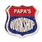 Signmission Papa's Workshop, 6 inch X 6 inch, Plastic Sign, 2PK SHI-P-2PACK-6-489-PAPA - alternate 1