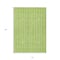 Homeroots 10' X 14' Lime Green And Ivory Striped Washable Indoor Outdoor Area Rug 595882 - alternate 2