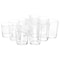 Martha Stewart 12 Piece Bowey Double Old Fashion and Highball Glassware Set 129261.12 - alternate 2