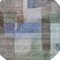 Homeroots 8' Brown Green And Blue Round Abstract Washable Indoor Outdoor Area Rug 604278 - alternate 4
