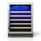 Tcl 5.3 Cu. Ft. 52-Bottle Wine Cooler, Low Noise, Digital Controls, LED Light, Glass Door, Stainless TRW52B7AS - alternate 1