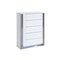 Homeroots 49" White Wood Lighted Five Drawer Dresser 564702 - alternate 3