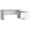 Homeroots 71" White Wood L Shape Computer Desk 571408 - alternate 3
