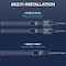 Luxrite 20W 4-Pin 2G11 LED Tube Light Bulb, 5CCT Selectable 3000K/3500K/4000K/5000K/6500K, Ballast, 6PK LR24569 - alternate 2