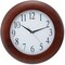 Universal One Round Wood Clock, 12-3/4", Cherry UNV10414 - alternate 1