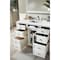 James Martin Vanities 48" S Vanity, Bright White w/Ethereal Noctis Top w/FreePower Wireless Charger 157-V48-BW-FENC - alternate 2
