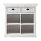 Homeroots 35in White Accent Cabinet With Two Drawers and Baskets 388218 - alternate 3
