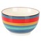 Gibson Home Rainbow 12 Piece Stoneware Dinnerware Set in Blue Multi 136939.12R - alternate 2