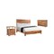 Homeroots Three Piece Brown Solid Wood Bedroom Set 554224 - alternate 1