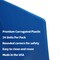 Flipside Blue  Premium Corrugated Plastic Study Carrel Pack of 24 19372-24 - alternate 2