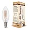 Bulbrite LED Filament, 5 Watt Dimmable B11 Light Bulb, Clear Glass Finish, E12 Base, 4000K, 500 Lumens, 4PK 862307 - alternate 2