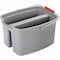 Rubbermaid Commercial 19 qt Gray, Plastic FG262888GRAY - alternate 3