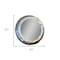 Homeroots 21" Silver Round Aluminum Framed Accent Mirror 364221 - alternate 2