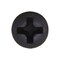 Auveco #8 x 1/2in Phillips Oval Head Tapping Screw with #6 Head Black Oxide, 100PK 10162 - alternate 2