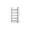 Homeroots 71" Light Brown Wood Adjustable Five Tier Etagere Bookcase 717455 - alternate 2