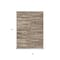 Homeroots 5' X 8' Brown And Beige Abstract Washable Indoor Outdoor Area Rug 613074 - alternate 2