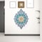 Homeroots Turquoise And Gold Solid Wood Geometric Shapes Wall Decor 488407 - alternate 2