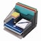 Mind Reader Metal Mesh Vertical File Holder Paper Tray Desktop Organizer, 2-Tier/5-Compartment, Letter, Black MESHBOX5-BLK - alternate 2