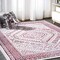 Jonathan Y Boho Cottage Medallion Red/Ivory 3 ft. x 5 ft. Area Rug MDP501A-3 - alternate 2