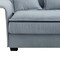 Homeroots 66" Blue Fabric Modular Sofa With Ottoman 568287 - alternate 4