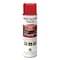 Rust-Oleum IC M1600 System Solvent-Based Precision Line Marking Paint, Flat Red, 17 oz Aerosol Can, 12PK 203029V - alternate 2