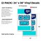 Signmission Ice Cold Drinks, Vinyl Decals Only 24 Inch x 36 Inch, Vinyl Decal, 2PK DSB-2436-2PACK-Ice Cold Drinks 1 - alternate 2
