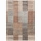Homeroots 3' X 5' Chocolate And Gray Striped Washable Indoor Outdoor Area Rug 581701 - alternate 2