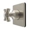 Kingston Brass Single-Handle Six-Way Diverter Valve with Square Trim Kit, Brushed Nickel KS4048ZX - alternate 1