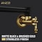 Anzzi Marca 24 in. Dual Swivel Pot Filler in Matte Black Brushed Gold KF-AZ259MBBG - alternate 2