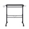 Homeroots Adjustable Black Wood and Stainless Steel Writing Desk 723744 - alternate 2