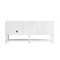James Martin Vanities Breckenridge 72" Double Vanity, Bright White, w/ 3 CM Phantome Eclos Top 330-V72-BW-3PHT - alternate 3