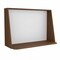 Homeroots 41" Brown Wall Mounted Floating Desk 403825 - alternate 1