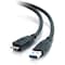 C2G 1m USB Cable - USB 3.0 A to Micro USB B Cable (3ft) - USB Phone Cable 54176 - alternate 1