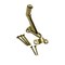 Ives Hand Rail Bracket, Brass, 2-1/4" L X 1-3/8" W 059A3 - alternate 2