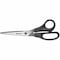 Westcott Stainless Steel Scissors, 8in L, 3.5in Cut, Black Straight Handle, 3PK 16907 - alternate 2