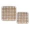 Homeroots Set of Two Brown Square Bamboo Vanity Tray 516326 - alternate 2