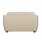 Homeroots 69in Beige And Black Faux Leather Love Seat 329508 - alternate 2
