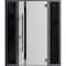 Vdomdoors Front Exterior Prehung Steel Door Ronex1011 Grey 2 Sidelight Exterior Windows Sidelites Stainless RONEX1011EXD-GRE-W14+36+14 X H80-LH-I - alternate 1