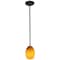 Access Lighting Brandy FireBird, Pendant, Oil Rubbed Bronze Finish, Amber Firebird Glass 28023-1R-ORB/AMBFB - alternate 2
