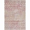 Homeroots 8' X 10' Pink And Ivory Argyle Washable Indoor Outdoor Area Rug 615821 - alternate 3