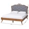 Baxton Studio Aithan Platform Bed, Queen 268-12646-9408-ZORO - alternate 2