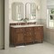 James Martin Vanities Lorelai 60" Double Vanity, Mid-Century Walnut, w/ 3 CM Tajnar Eclos Top 424-V60D-WLT-3TJR - alternate 4